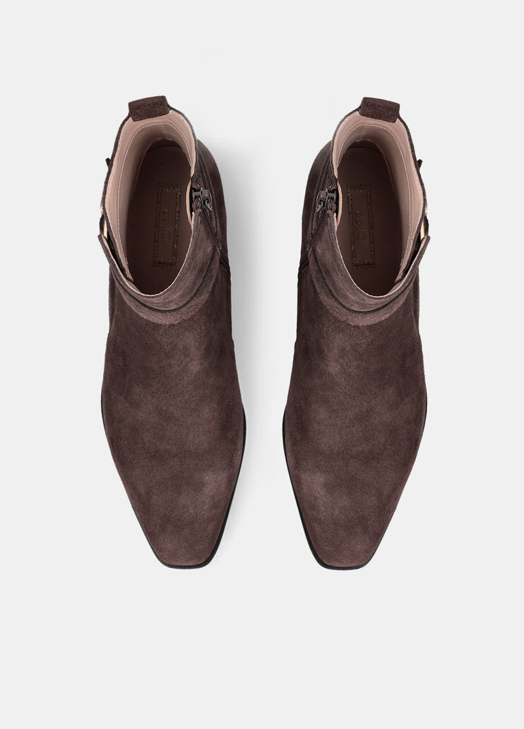 Suede ankle boots ebony Liu Jo - large image number 4