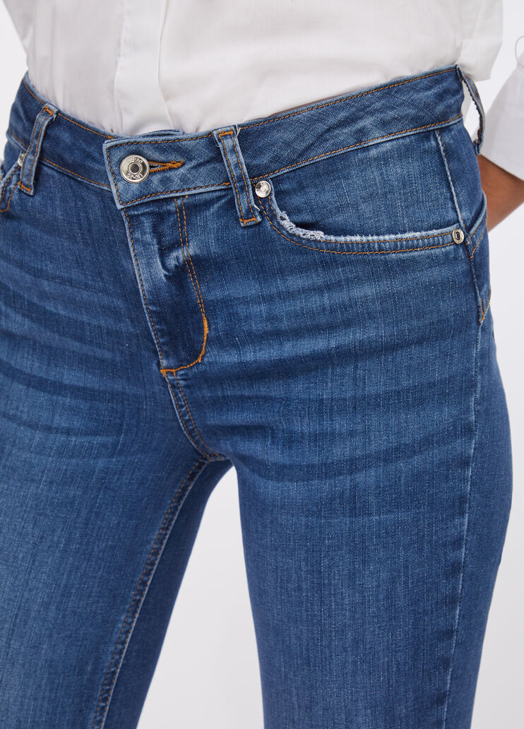 High-rise skinny jeans dark blue denim Liu Jo - large image number 2