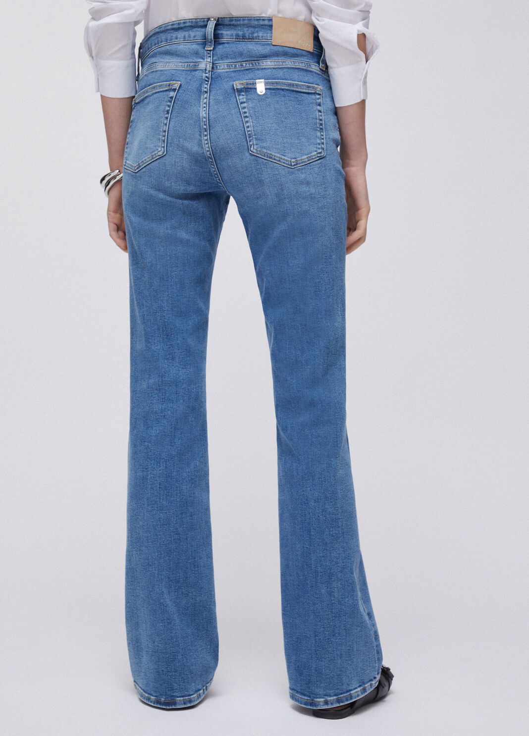 High-rise bootcut jeans light denim Liu Jo - large image number 1