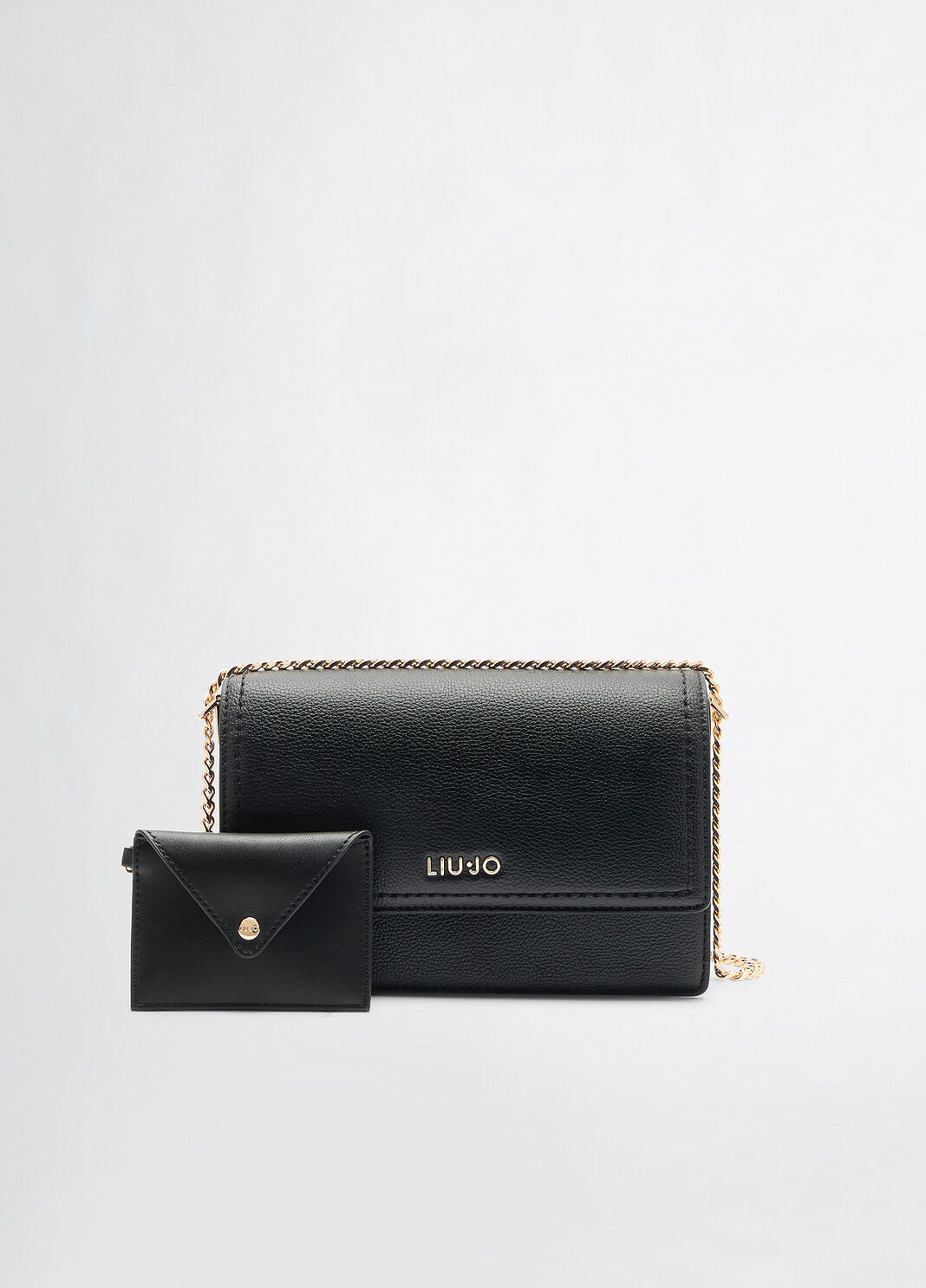 Small crossbody bag with clutch bag black Liu Jo - large image number 1