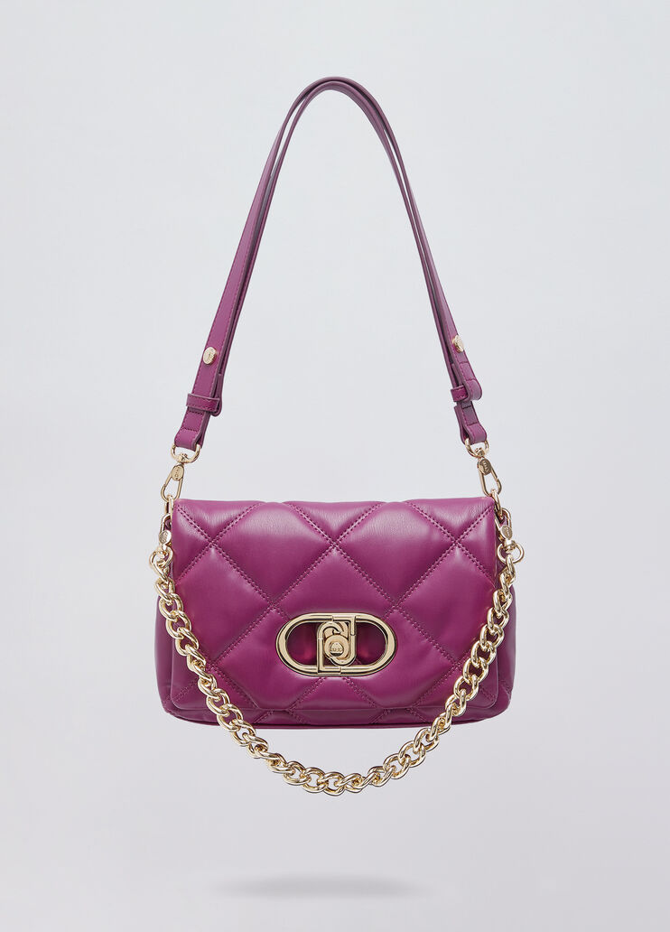 Medium quilted LaPuffy bag purple Liu Jo - medium