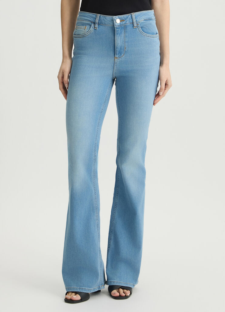 High-rise flared jeans blue denim Liu Jo - medium High-rise flared jeans blue denim Liu Jo - medium