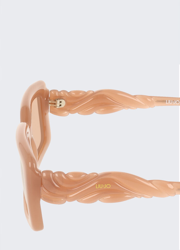 Rectangular sunglasses caramel Liu Jo - medium Rectangular sunglasses caramel Liu Jo - medium