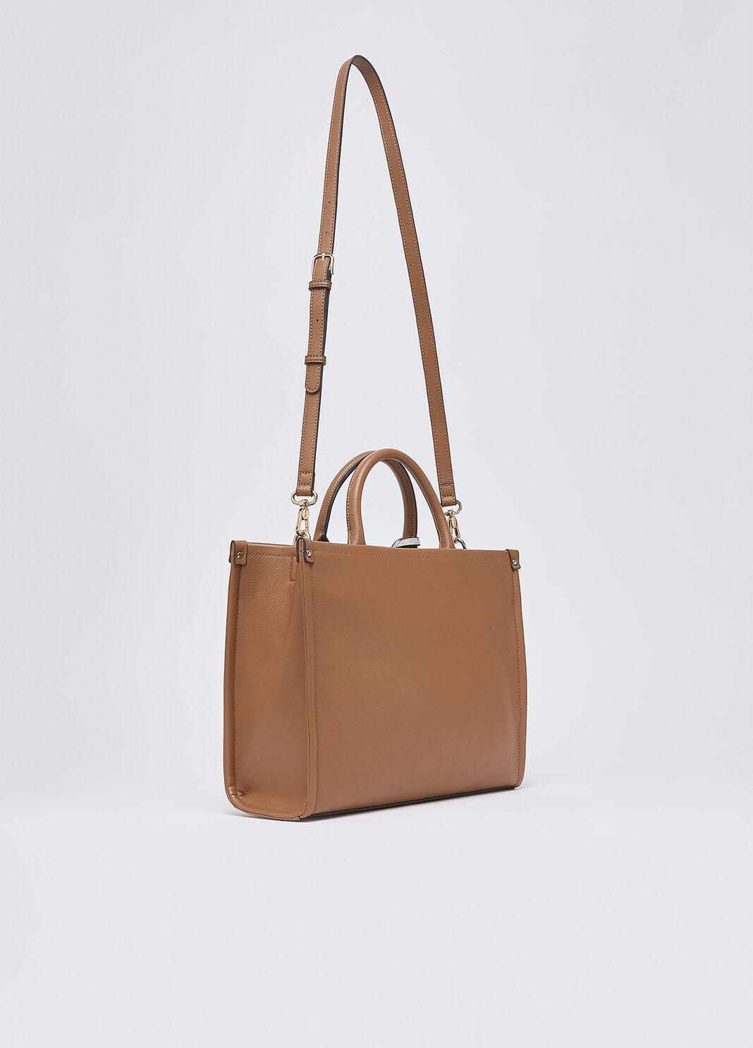 Borsa a mano media con charm marrone Liu Jo - large image number 3