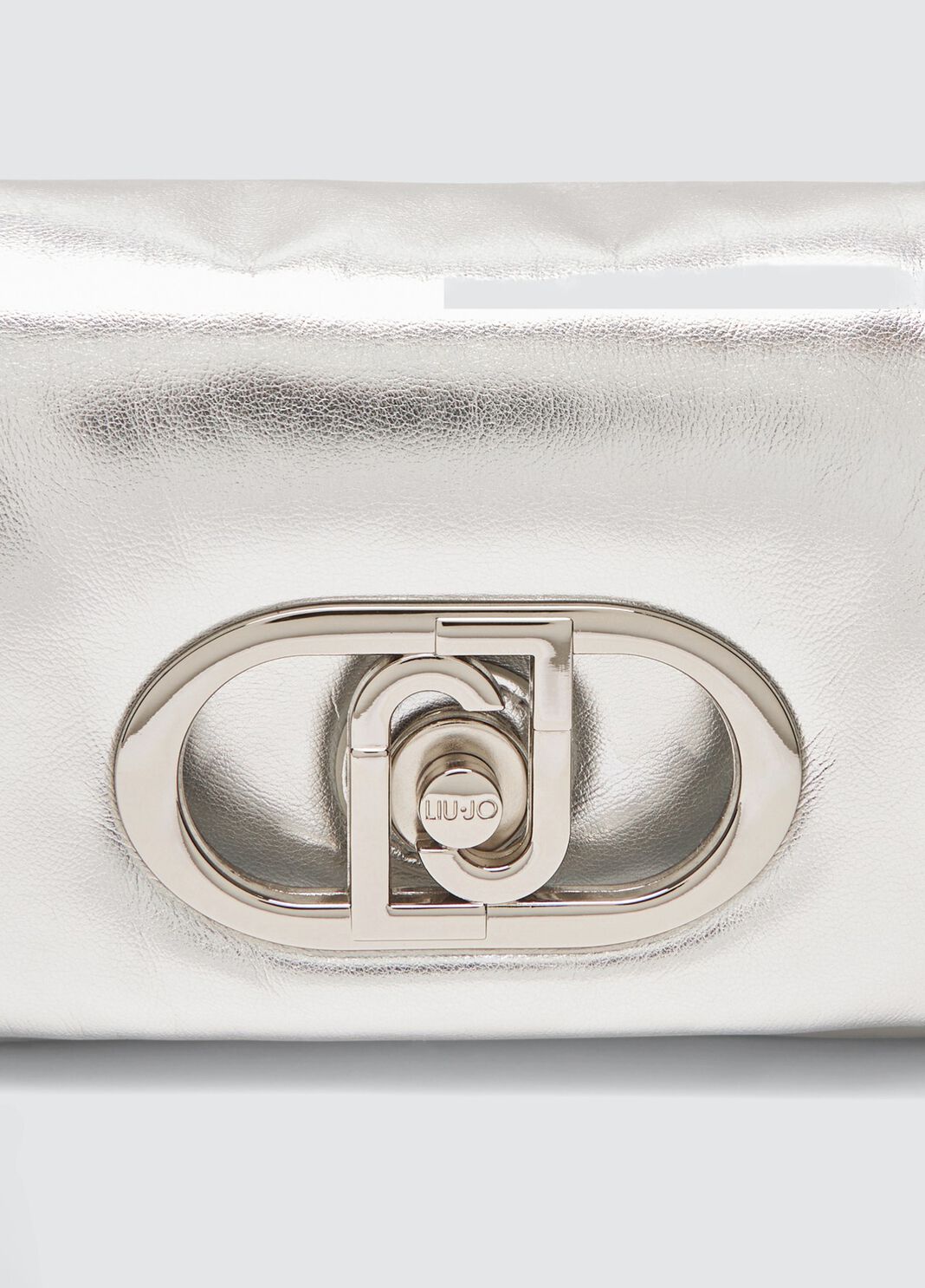 Small foil-effect LaPuffy bag silver Liu Jo - large image number 8