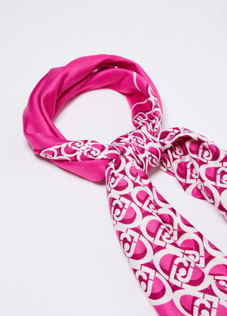 Foulard Liu Jo Better rosa Liu Jo - large image number 4 Foulard Liu Jo Better rosa Liu Jo - large image number 4
