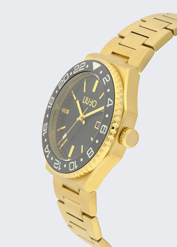 Herrenuhr aus Stahl gold Liu Jo - medium Herrenuhr aus Stahl gold Liu Jo - medium