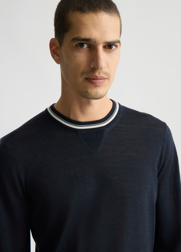 Blue wool-blend pullover dark blue Liu Jo - large image number 2 Blue wool-blend pullover dark blue Liu Jo - large image number 2