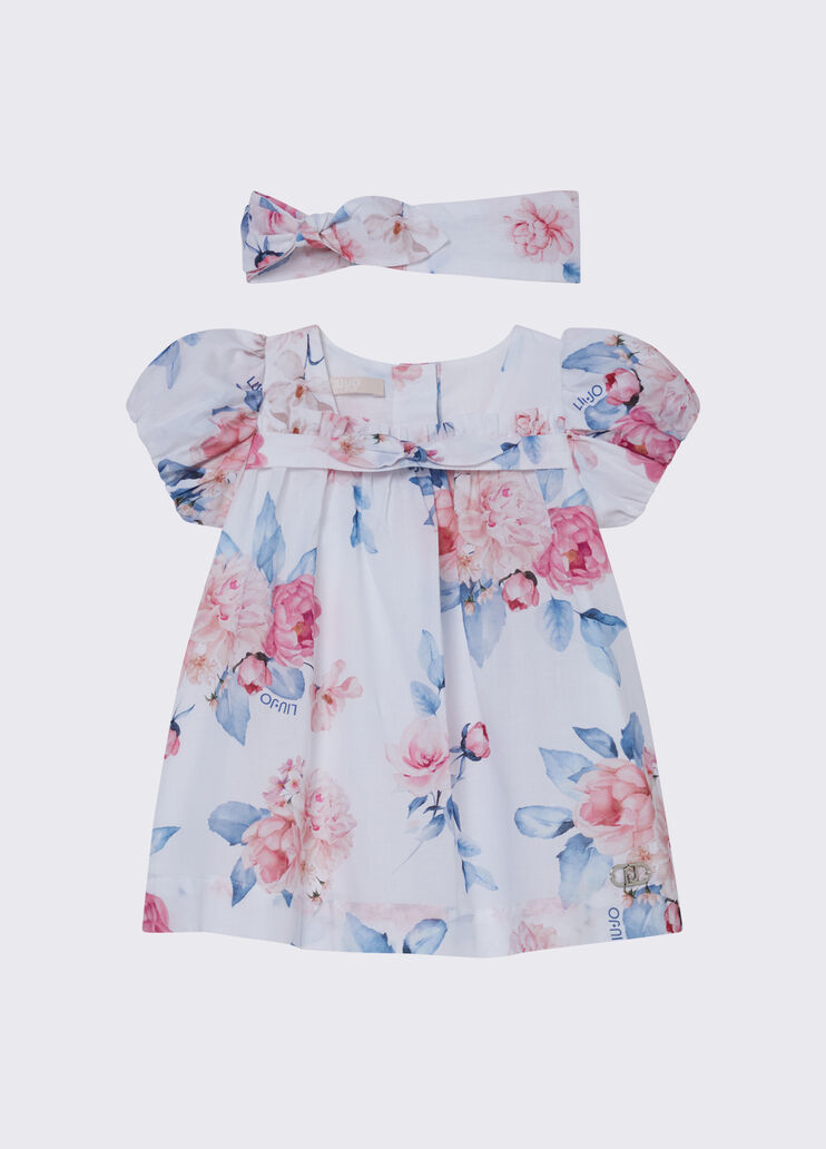 Robe &agrave; fleurs blanc &agrave; fleurs Liu Jo - medium