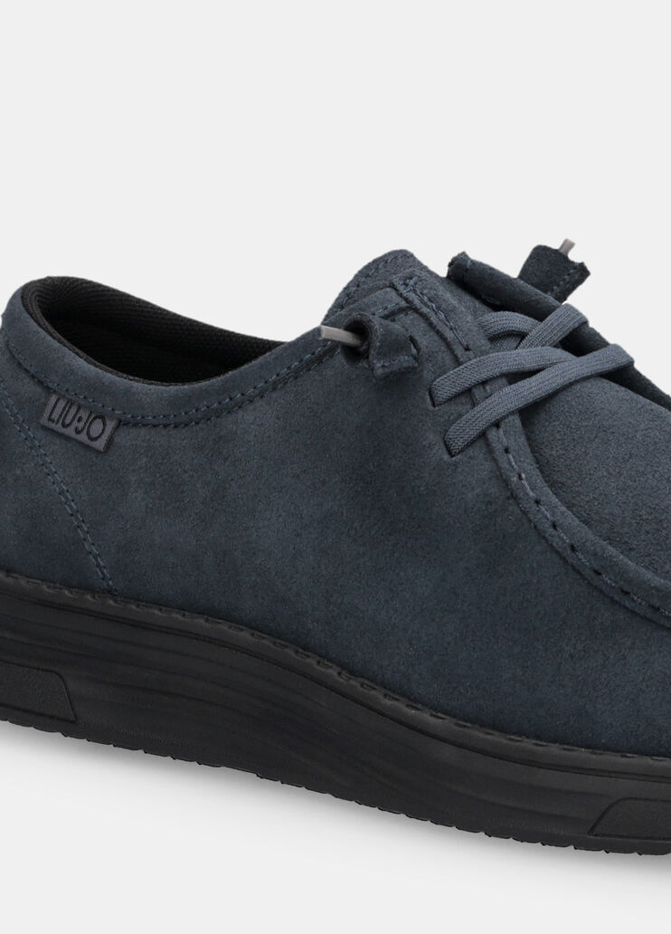 Suede lace-up loafers navy blue Liu Jo - large image number 5 Suede lace-up loafers navy blue Liu Jo - large image number 5