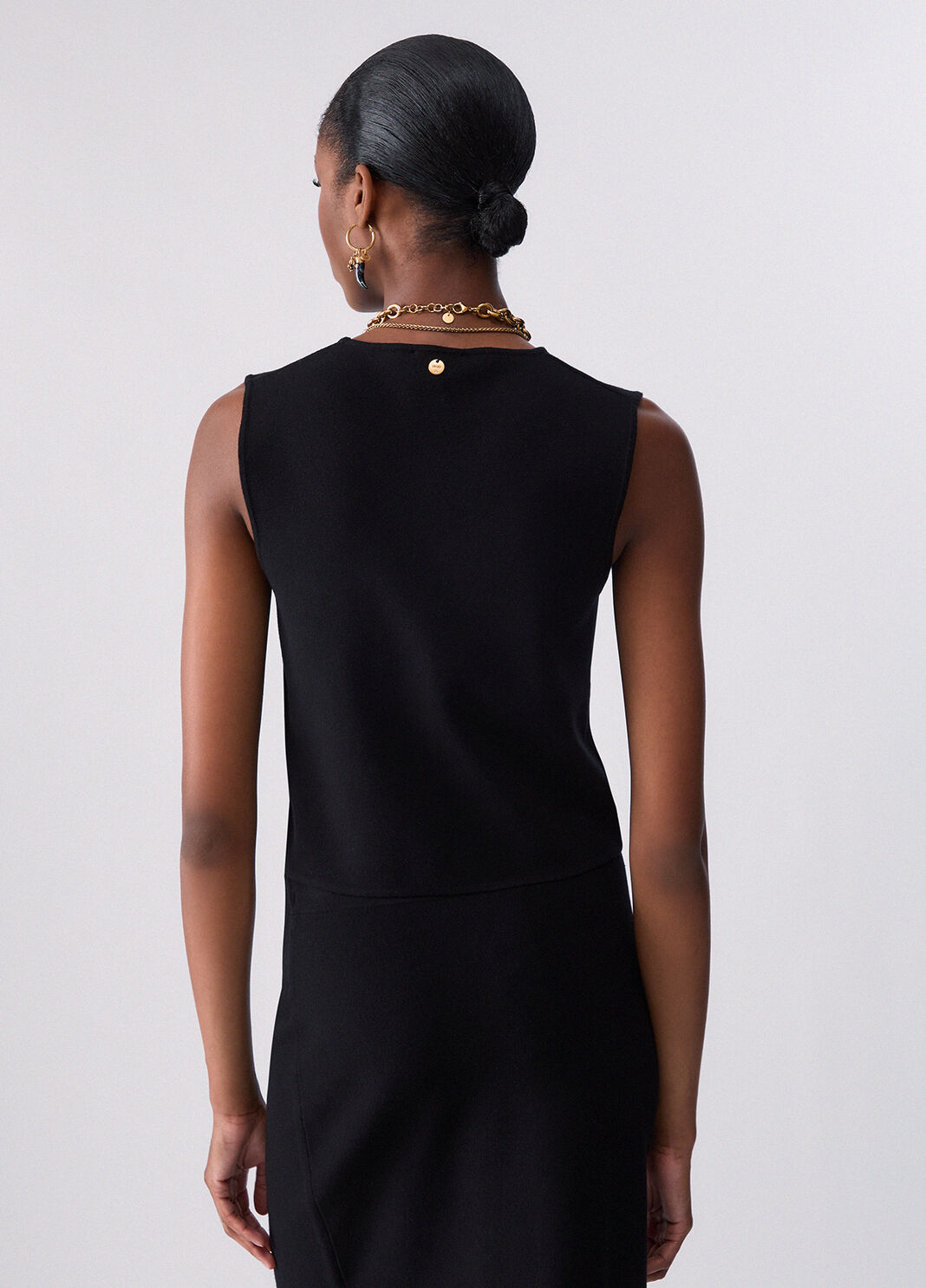 Knit Vest black Liu Jo - large image number 1