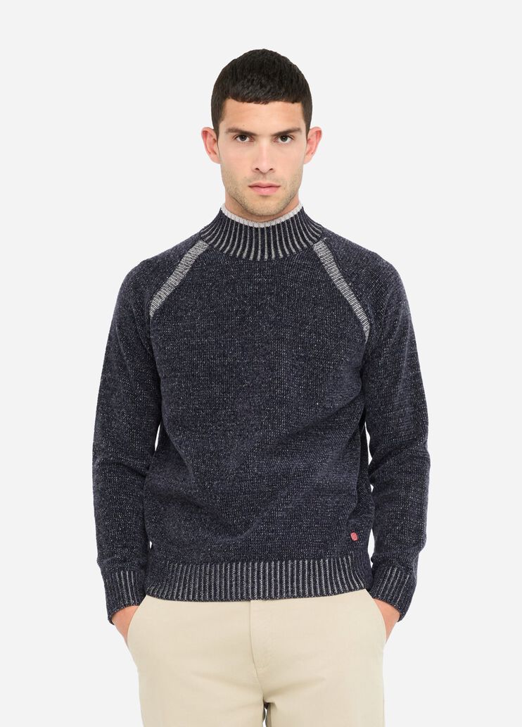 Pullover aus Chenille Dunkelblau Liu Jo - medium Pullover aus Chenille Dunkelblau Liu Jo - medium