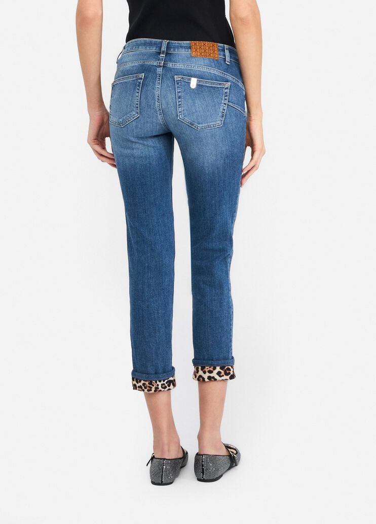 Skinny jeans with turn-ups light denim Liu Jo - large image number 1 Skinny jeans with turn-ups light denim Liu Jo - large image number 1