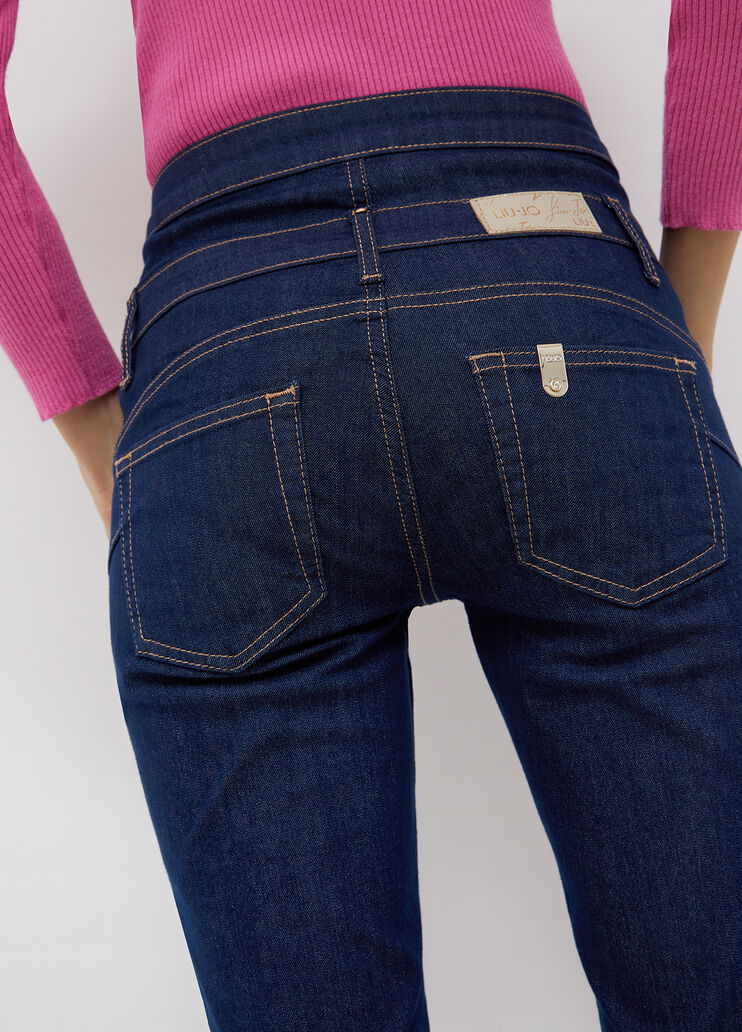 High-rise skinny jeans classic blue wash Liu Jo - large image number 2 High-rise skinny jeans classic blue wash Liu Jo - large image number 2
