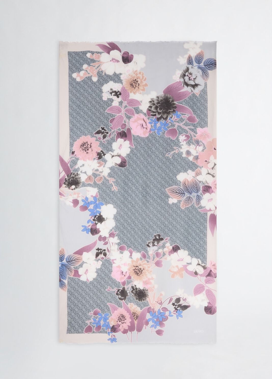 Stola mit Blumenprint Schwarz Liu Jo - large image number 3