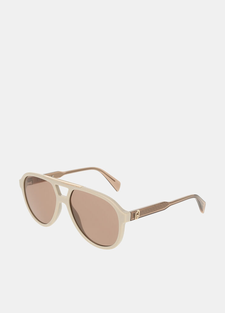 Aviator sunglasses beige Liu Jo - large image number 1 Aviator sunglasses beige Liu Jo - large image number 1