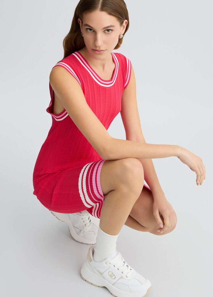 Red knit dress red Liu Jo - large image number 3 Red knit dress red Liu Jo - large image number 3