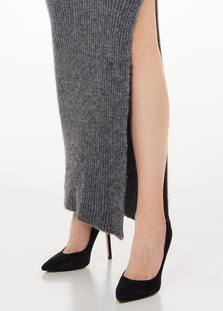 Robe en maille côtelée  gris Liu Jo - large image number 2