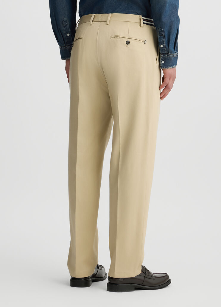 Trousers with stretch insert khaki Liu Jo - large image number 1 Trousers with stretch insert khaki Liu Jo - large image number 1