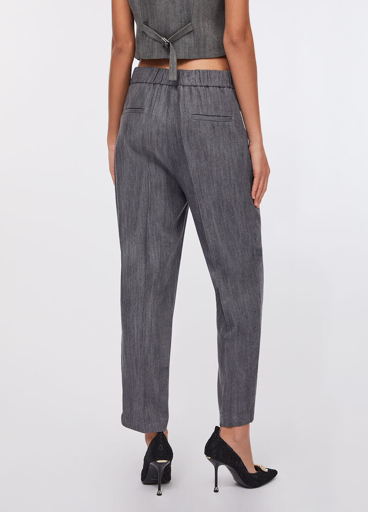 Straight-leg jeans grey denim Liu Jo - large image number 1