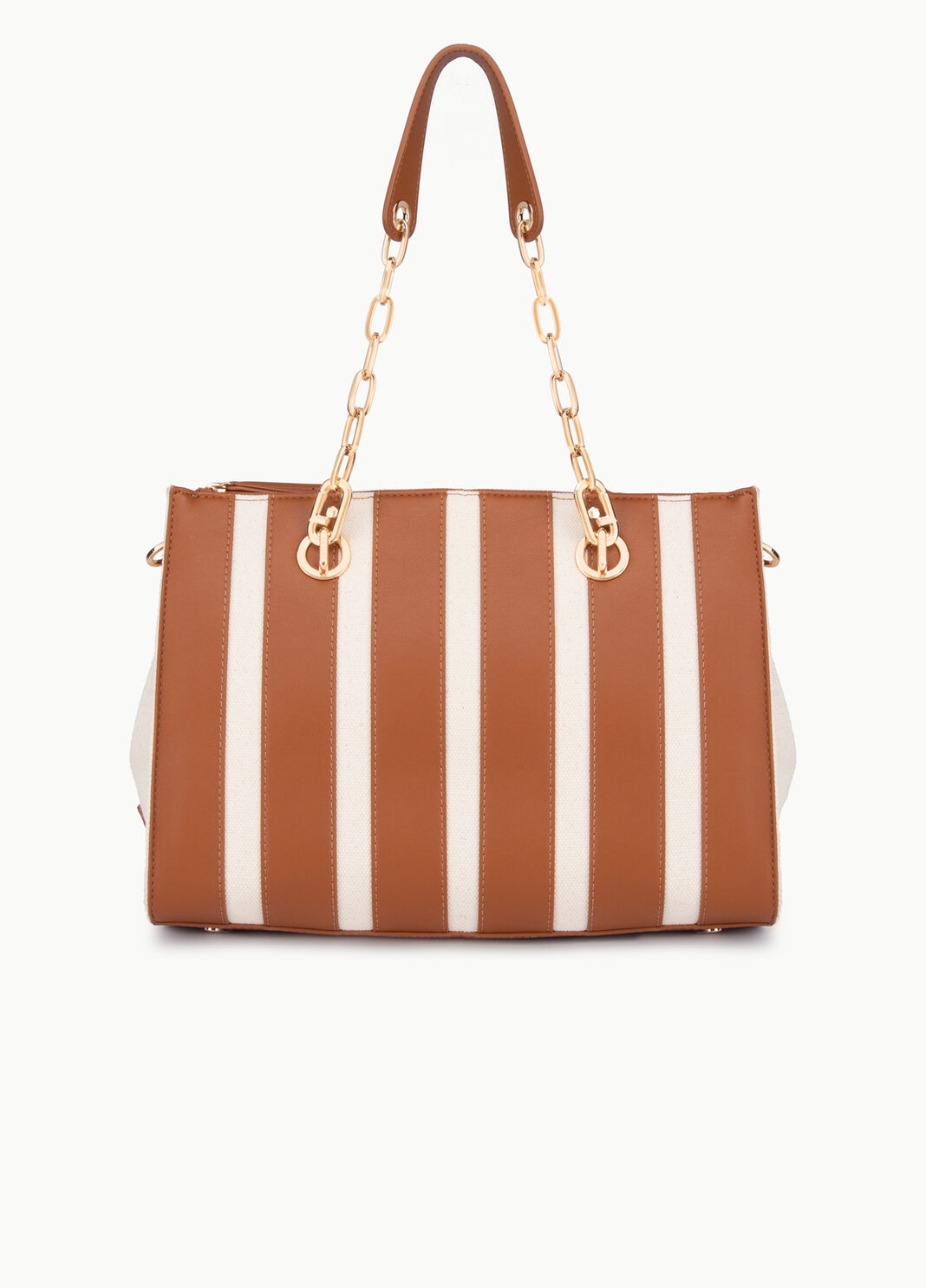 Shopping bag a righe Marrone Liu Jo - large image number 0