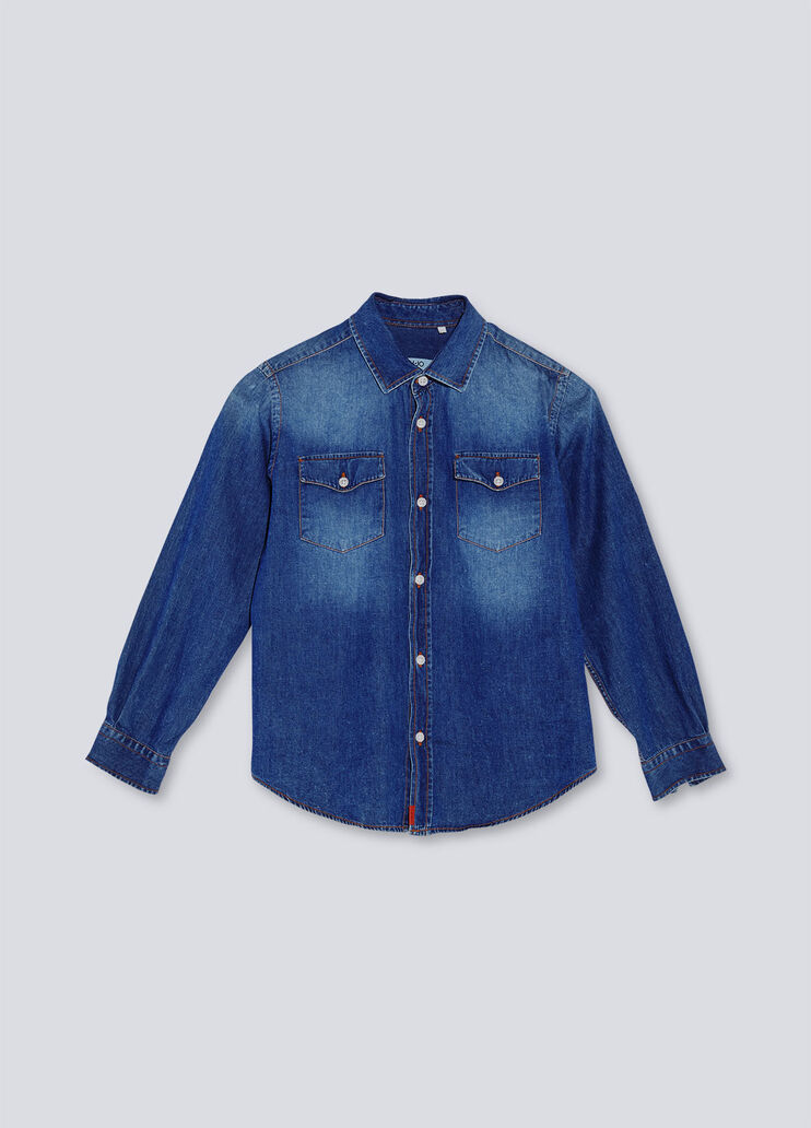 Denim shirt blue denim Liu Jo - large image number 0 Denim shirt blue denim Liu Jo - large image number 0