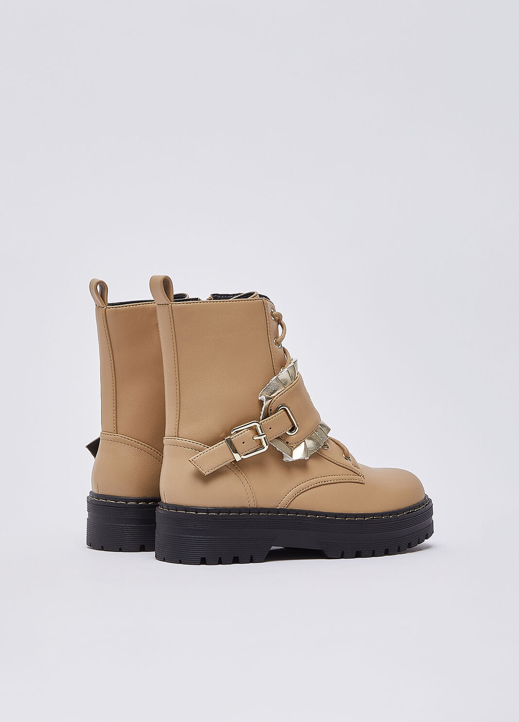 Schn&uuml;rboots mit Logo Sand Liu Jo - large image number 2