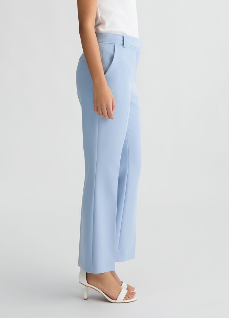 Cropped light blue trousers light blue Liu Jo - large image number 3 Cropped light blue trousers light blue Liu Jo - large image number 3