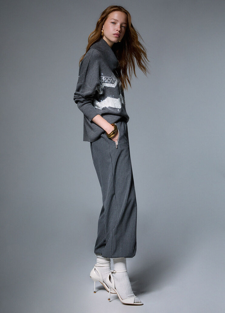 Striped jogging pants grey Liu Jo - medium