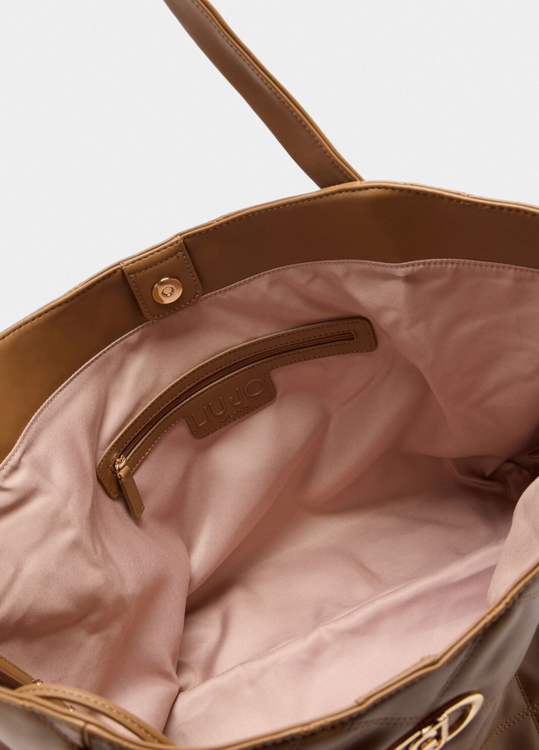 Sac fourre-tout grand format matelass&eacute; marron Liu Jo - large image number 4