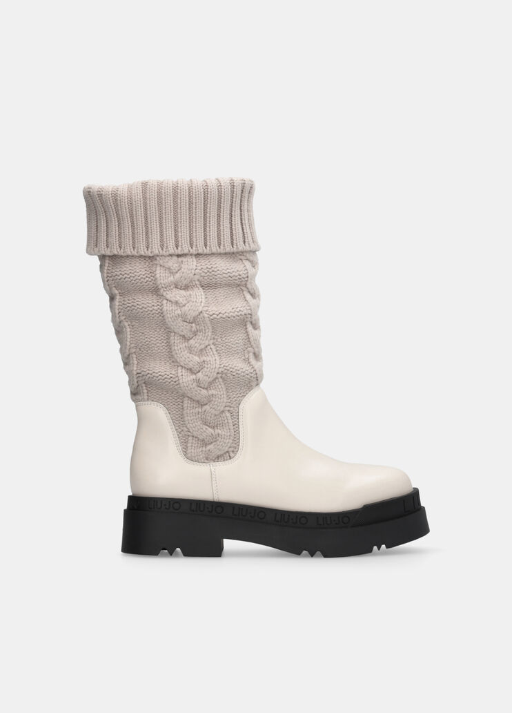 Strickstiefel milchfarben Liu Jo - medium