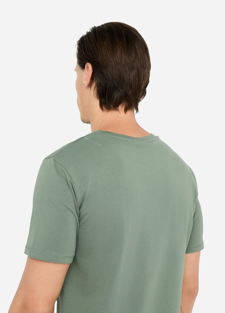 T-shirt en coton vert militaire Liu Jo - large image number 4 T-shirt en coton vert militaire Liu Jo - large image number 4