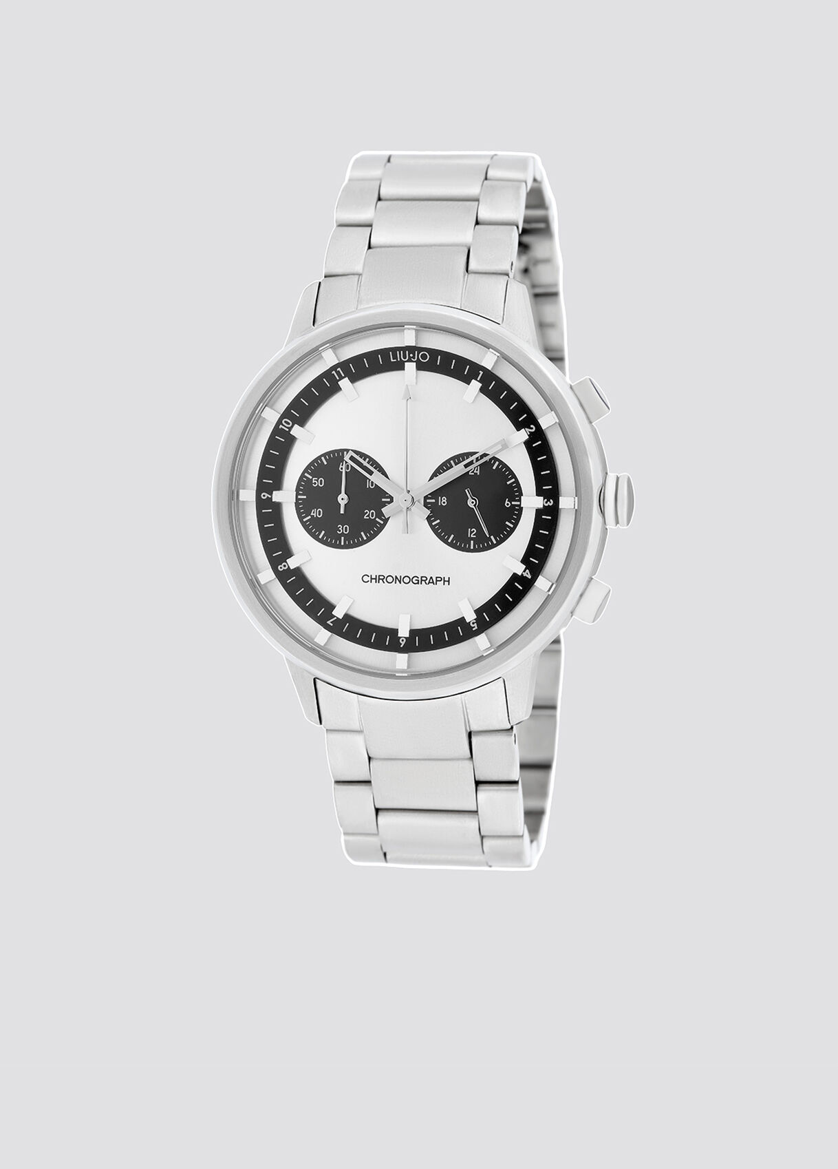 Orologio cronografo in acciaio