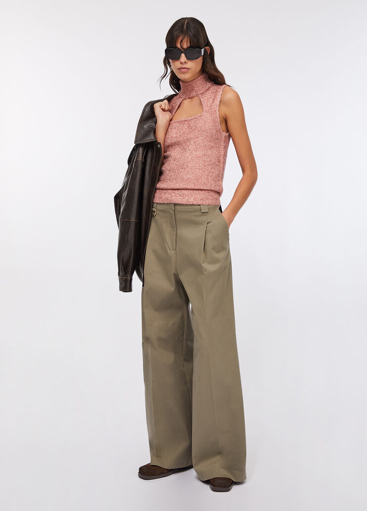 Top mit Cutout Camel Liu Jo - medium