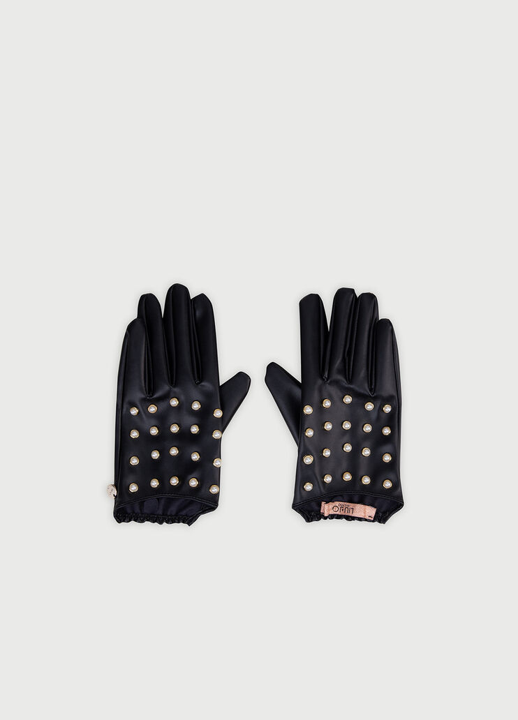 Gloves with pearls Black Liu Jo - large image number 0