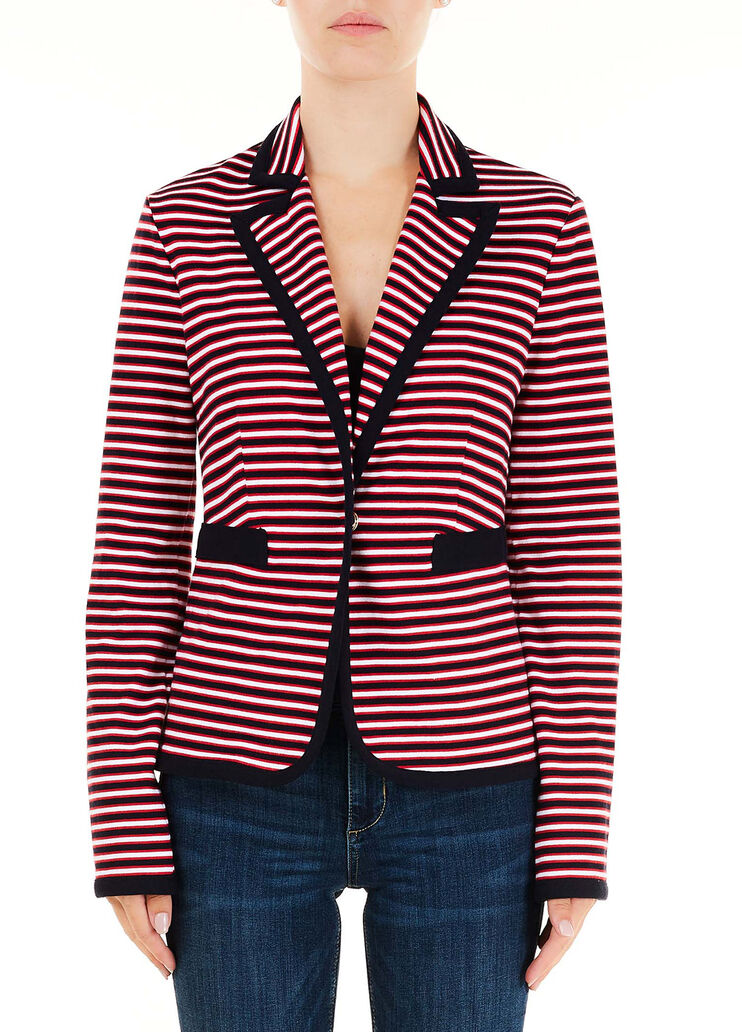 Blazer mariniére Blu/rosso/bianco Liu Jo - large image number 0 Blazer mariniére Blu/rosso/bianco Liu Jo - large image number 0
