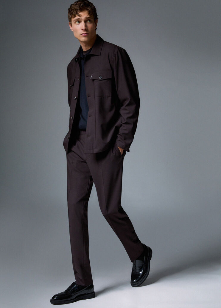 Wool Blend Chino Pants brown Liu Jo - medium