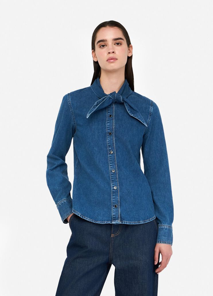 Denim shirt blue denim Liu Jo - large image number 0 Denim shirt blue denim Liu Jo - large image number 0