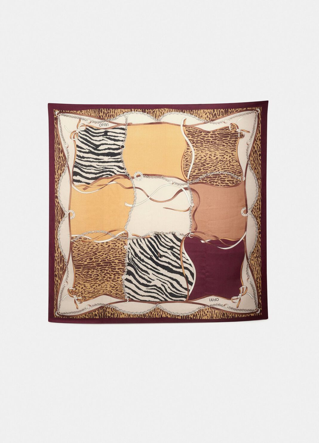 Printed stole light beige Liu Jo - large image number 2