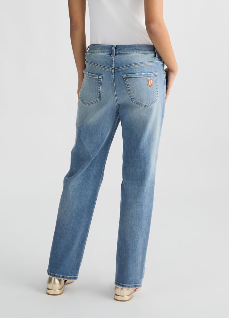 Low-rise boyfriend jeans denim Liu Jo - large image number 1 Low-rise boyfriend jeans denim Liu Jo - large image number 1