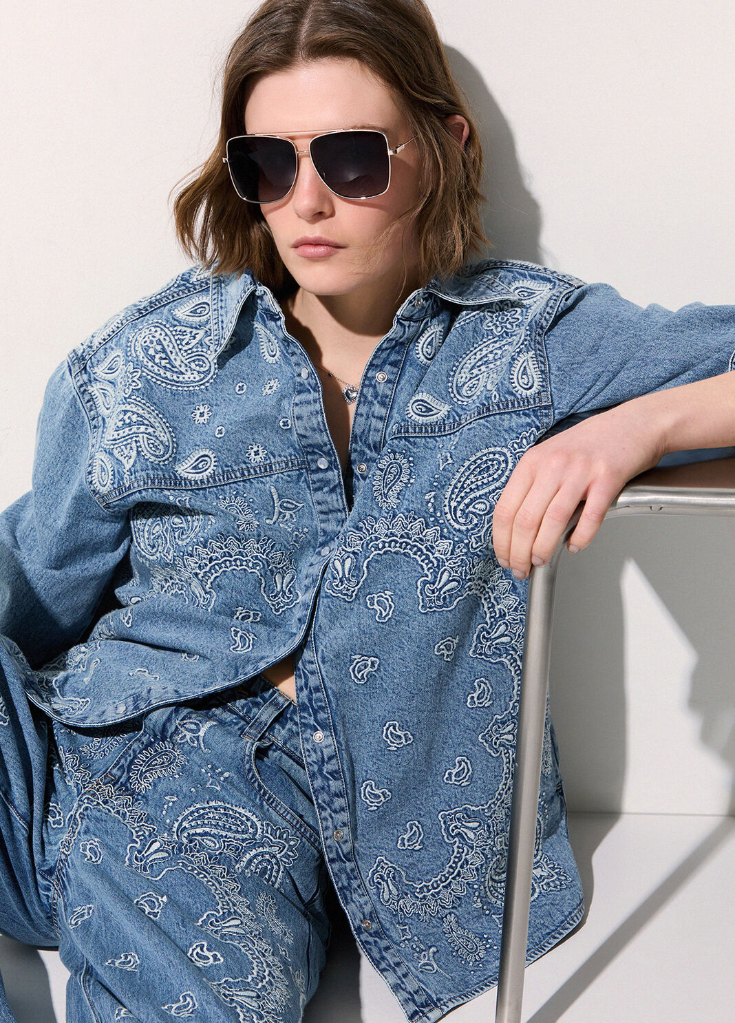 Oversized aviator sunglasses black Liu Jo - large image number 0