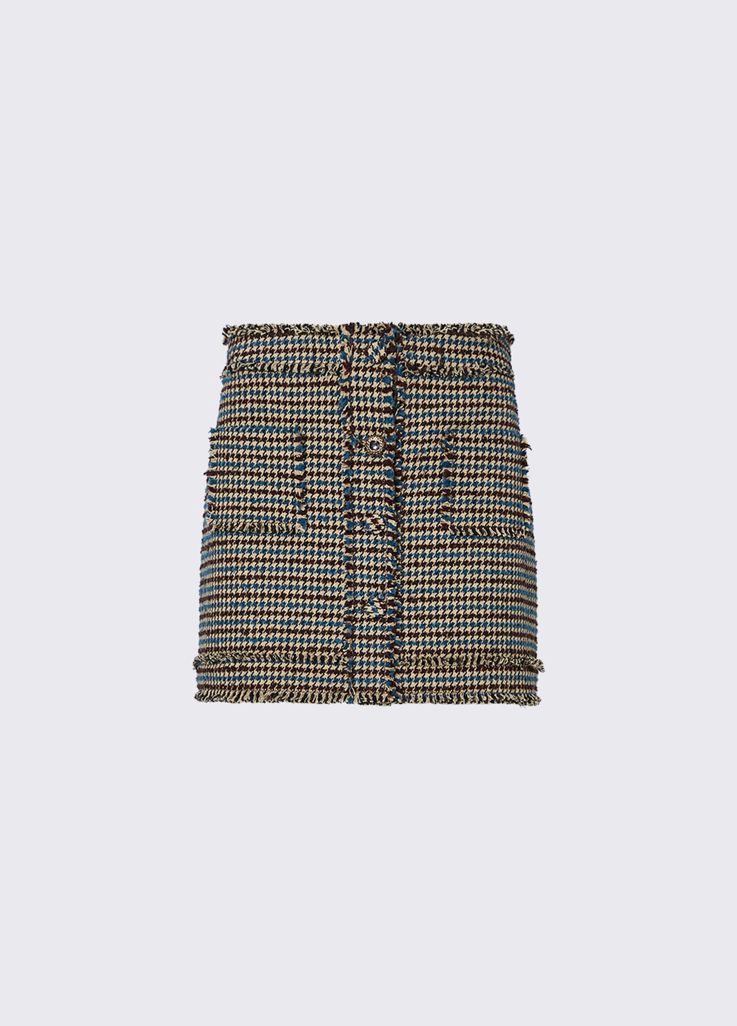 Mini skirt in tweed houndstooth Liu Jo - large image number 6