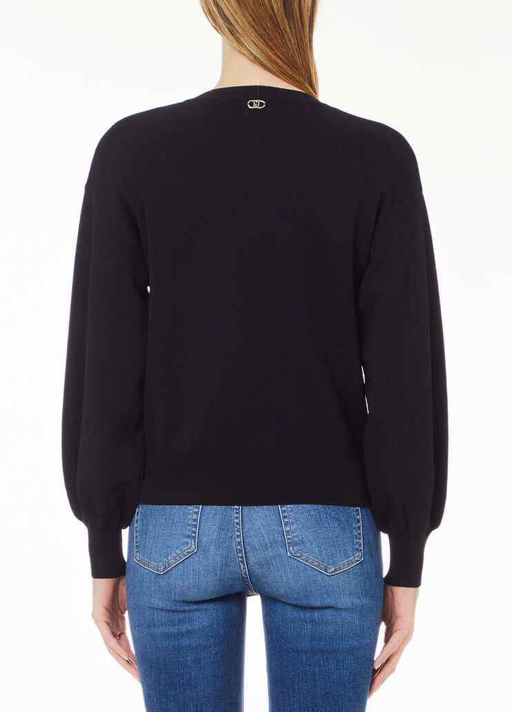 Pullover mit Riemen schwarz Liu Jo - medium Pullover mit Riemen schwarz Liu Jo - medium