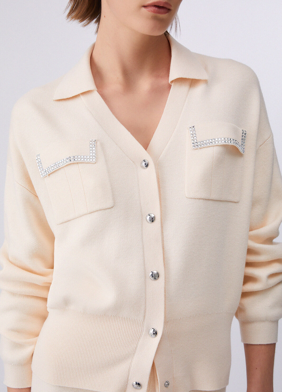 C&aacute;rdigan con bolsillos champ&aacute;n Liu Jo - large image number 4