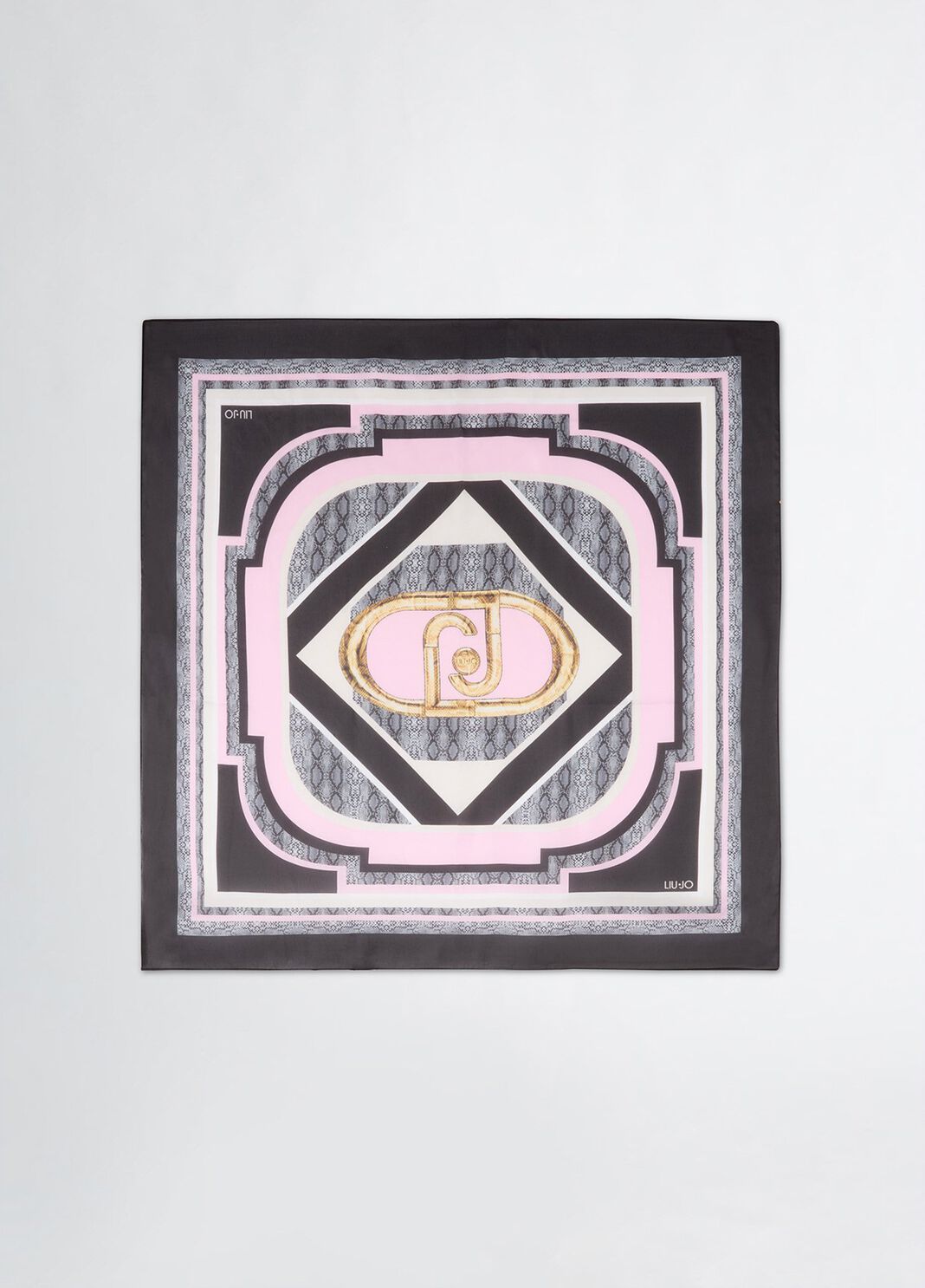Foulard con stampa nero Liu Jo - large image number 1
