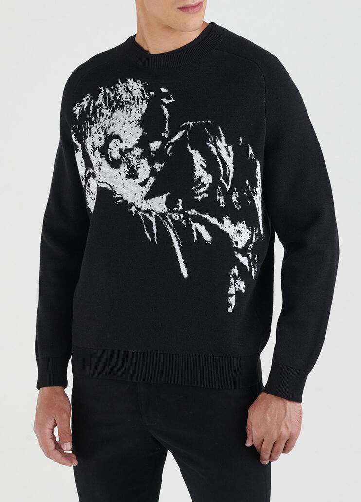 Jacquard jumper Black Liu Jo - large image number 0 Jacquard jumper Black Liu Jo - large image number 0
