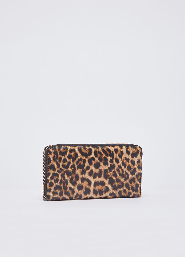 Large animal print wallet animal print Liu Jo - large image number 1