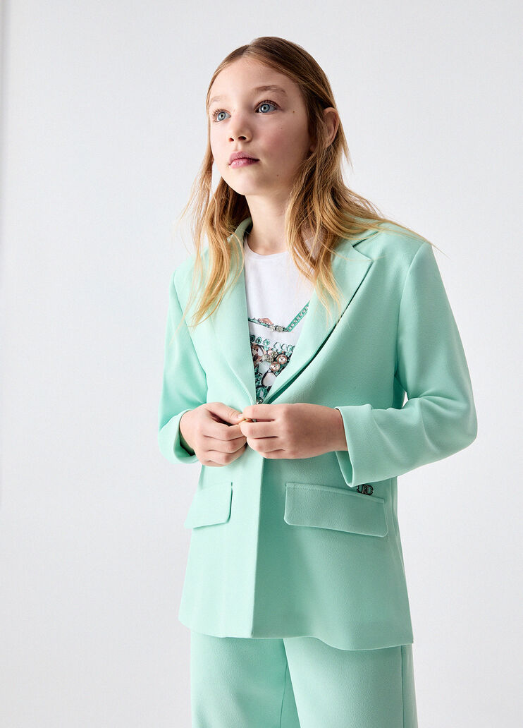 Envers satin jacket mint green Liu Jo - medium