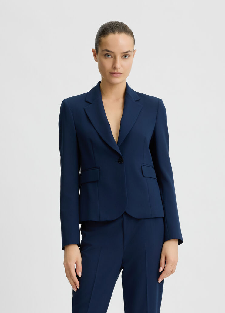 Single-breasted blazer dark blue Liu Jo - large image number 0 Single-breasted blazer dark blue Liu Jo - large image number 0