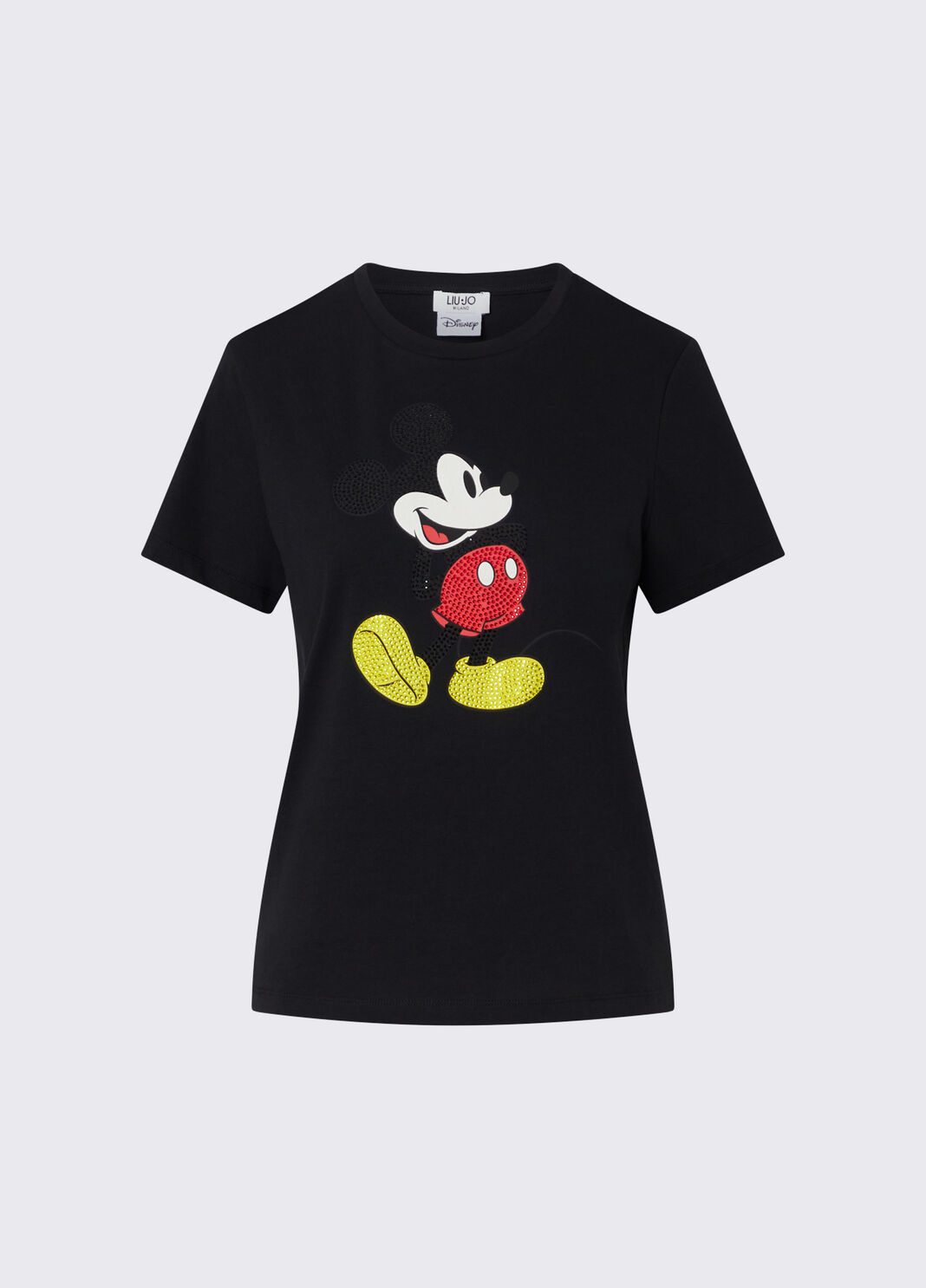 T-shirt imprim&eacute; noir et Mister mouse Liu Jo - large image number 6